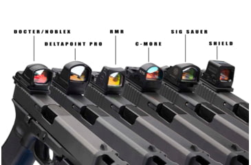 Image of Strike Industries Version 2 Scorpion Universal Reflex Mount, Glock, Black, One Size, SI-G-SURF-V2