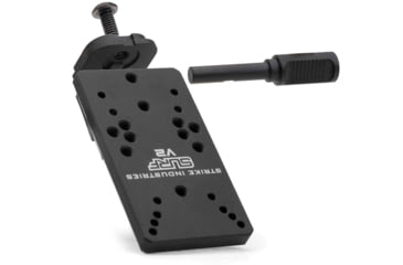 Image of Strike Industries Version 2 Scorpion Universal Reflex Mount, Glock, Black, One Size, SI-G-SURF-V2