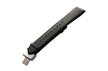 Image of Stryker Watch Leather Strap, Brushed S/S Hardware, Black, NO WX012