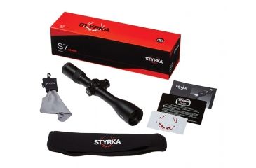 Image of Styrka S7 Series 1-6x24mm Waterproof Rifle Scope w/Side Focus,Black,IR Reticle ST-95006