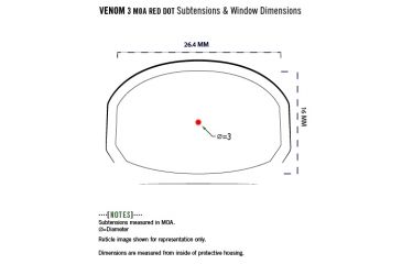 Image of Vortex Venom Red Dot Sight, 1x26.5mm, 3 MOA Dot Reticle, Black w/ Vortex QR Red Dot Mount and VMX-3T Magnifier w/ Flip Mount, VMD-3103-KIT1