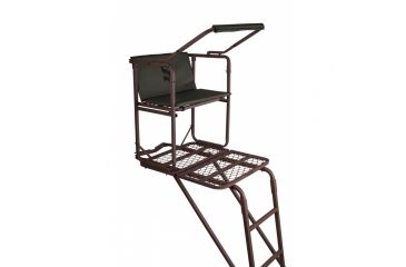Image of Summit Solo Pro Ladder Stand w/ Full Body Fall Arrest Harness System, Brown SU82103