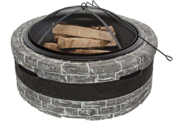Image of Sun Joe Fire Joe, Fire Pit, 28in, Charcoal Gray, SJFP28-STN-CS