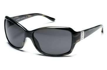 Image of Sun Cloud Day Break Sunglasses - Kaelp Demi Frame, Gray Lenses