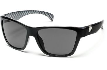 Image of Suncloud Polarized Optics Speedtrap Sunglasses - Black Backpaint Frame, Gray Polarized Polycarbonate Lenses S-SPPPGYBK