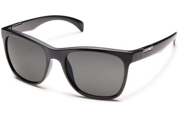 Image of Suncloud Polarized Optics Doubletake Sunglasses-Black-Polarized Gray