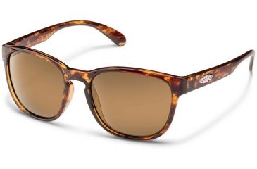Image of Suncloud Polarized Optics Loveseat Sunglasses-Tortoise-Sienna Mirror