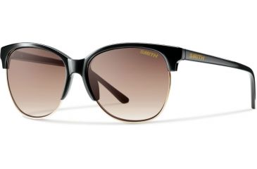 Image of Suncloud Polarized Optics Rebel Sunglasses-Black-Sienna Gradient