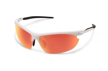 Image of Suncloud Polarized Optics Slant Sunglasses, Matte White S-SAPPDMMW