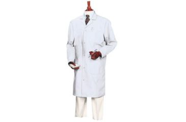 Image of Superior Uniform Unisex Microstat ESD Lab Coats, WORKLON 424-XL White Short Coats