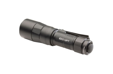 Image of SureFire TURBO Series 18350/123 Everyday Carry Flashlight Dual-Output High-Candela LED Flashlight, Hard Anodized, EDC1-DFT-HA