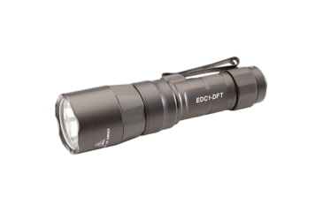 Image of SureFire TURBO Series 18350/123 Everyday Carry Flashlight Dual-Output High-Candela LED Flashlight, Hard Anodized, EDC1-DFT-HA