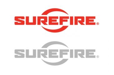 Image of Surefire Logo Vinyl Decal 9.5x2.25in - Red