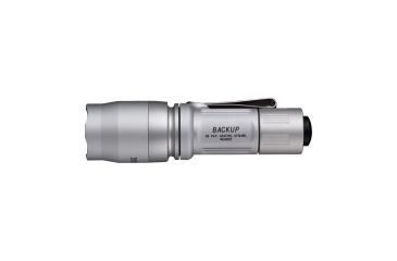 Image of SureFire E1B Backup Ultra Compact 110 Lumens LED Flashlight, Silver - E1B-SL-WH 