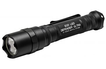 Image of SureFire E2D Led Defender Ultra Flashlight, 1000/5 Lumens, Click Switch, Black E2DLU-A