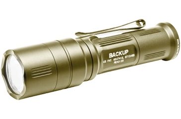 Image of SureFire Fl, EB1 Backup, Led Assembly, Dual Stage 200 / 5 Lu, Click Switch W/ Shroud, Tan EB1C-A-TN