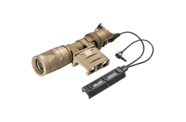 Image of SureFire M313V Scout LED Weapon Lights w/Switch Assembly and Offset Mount, CR123A, White, 250 Lumens, Tan, M313V-TN