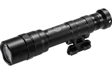 Image of SureFire M640DF Scout Light Pro Dual Fuel LED Weapon Light, 18650 Rechargeable Lithium CR123A, White, 1200-1500 Lumens, Black, M640DF-BK-PRO