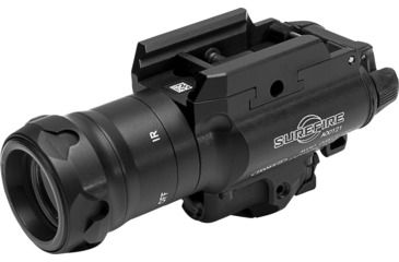 Image of SureFire MasterFire X400 Weapon Light, 123A, White/Infrared, 350 Lumens, Black, X400VH-B-IRC