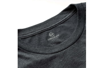 Image of SureFire SF Button Logo T-Shirt - Mens, 60% Cotton/40% Polyester, Gray, Large, SST-SFB-DG-L