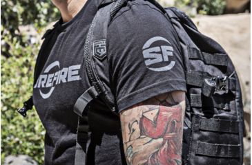 Image of SureFire SF Logo T-Shirt - Men's, 100% Cotton, Black, 2XL SST-SFL-BK-2XL