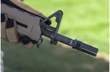 Image of SureFire Warcomp Flash Hider w/Suppressor Adapter, 5.56mm, 1/2-28 Threads, NSN 1005-01-646-9074, WARCOMP-556-1/2-28