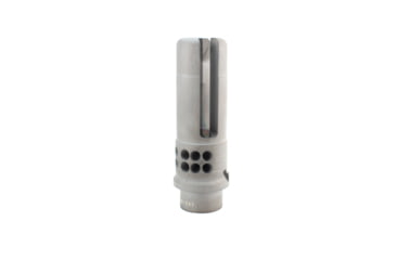 Image of SureFire WARCOMP Flash Hider w/Suppressor Adapter, Ported 3-Prong, HK G36, 5.56, M15x1, Black, WARCOMP-556-M15X1
