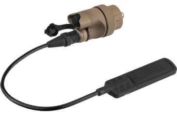 Image of SureFire Weapon Light Switch Assembly, Scout Light, Tape-On Pressure Pad, 7 inch Cable, Tan, DS07-TN