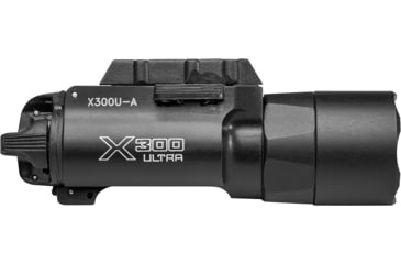 Image of SureFire X300 Ultra LED WeaponLight, 600 Lumens, 1.25 hours Battery Life, for Hand/Long Gun, Black, Stainless, X300U-B-600