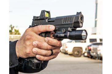 Image of SureFire X300T Turbo Series High-Candela LED Weapon Light, 123A Lithium, White Light, 650 Lumens, Black, X300T-B