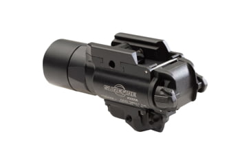 Image of SureFire X400T Turbo Series High-Candela LED Weaponlight, 123A Lithium, Red Laser, 600 Lumens, Black, X400T-A-RD