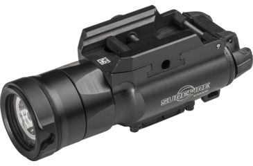 Image of SureFire XH55 Weapon Light, 1000 Lumen LED, 635 nm Class IIIA Red Laser Sight, 6V, MasterFire RDH, Picatinny Thumbscrew Rail Mount, Black, XH55R