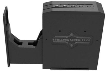 Image of Surelock Security QuickTouch Handgun Slide Vault Digital Gun Safe, Quiet Access, 5-digit code, Heavy Duty Steel, Black, 3418975