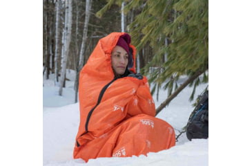 Image of Survive Outdoors Longer Escape Bivvy With Hood, Orange, 0140-1235