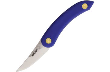 Image of Svord Chip Thwitel Whittler Titanic Fixed Blade Knife, 2.5in, Satin, Titanic Blue Polypropylene Handle SVCHWTBL
