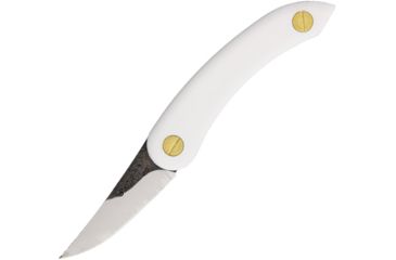 Image of Svord Chip Thwitel Whittler White Fixed Blade Knife, 2.5in, Satin, White Polypropylene Handle SVCHWW
