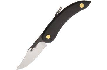 Image of Svord Peasant Heavy Duty Black Folding Knife,3.375in,Clip Point, Black Polypropylene Handle SVPK3CPB