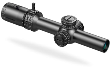 Image of Swampfox Arrowhead LPVO 1-10x24 Rifle Scope, 30mm Tube, Second Focal Plane, IR Green MIL Reticle, Black, ARH11024-GL