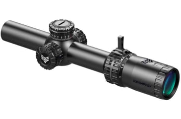 Image of Swampfox Arrowhead Series 1-6x24mm SFP IR Red MIL 30mm Tube Riflescope, Black, ARH16241-RL