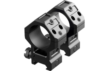 Image of Swampfox H.E. Rifle Scope Rings, 34mm Tube, 1.93in Centerline Height, /w Integral 45-degree Offset Reflex Side Mount, Black, MRH34-H