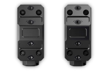 Image of Swampfox H.E. Rifle Scope Rings, 34mm Tube, 1.93in Centerline Height, /w Integral 45-degree Offset Reflex Side Mount, Black, MRH34-H