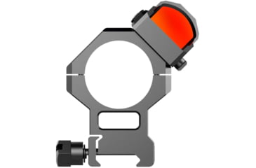 Image of Swampfox H.E. Rifle Scope Rings, 34mm Tube, 1.93in Centerline Height, /w Integral 45-degree Offset Reflex Side Mount, Black, MRH34-H