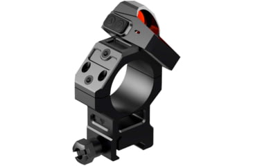 Image of Swampfox H.E. Rifle Scope Rings, 34mm Tube, 1.93in Centerline Height, /w Integral 45-degree Offset Reflex Side Mount, Black, MRH34-H