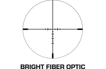 Image of Swampfox Tomahawk II 1-4x24mm Rifle Scope, 30mm Tube, Second Focal Plane, Red Fiber Optic, Black, THK14241-RF