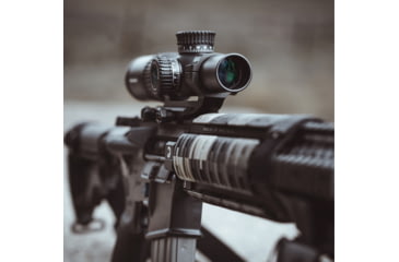 Image of Swampfox Tomahawk LVPO Rifle Scope, 1-4x24mm, 30mm Tube, Second Focal Plane, Illuminated Guerrilla Cross MOA Reticle, Black, ATK14241-M
