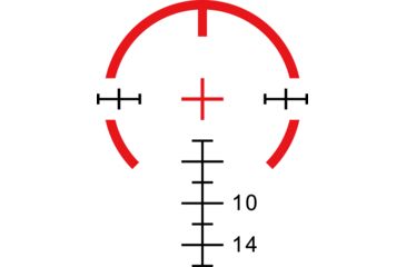Image of Swampfox Tomahawk LVPO Rifle Scope, 1-8x24mm, 30mm Tube, Second Focal Plane, Illuminated Guerrilla Cross MOA Reticle, Black, ATK18241-M