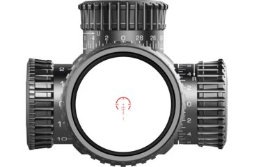 Image of Swampfox Tomahawk LVPO Rifle Scope, 1-8x24mm, 30mm Tube, Second Focal Plane, Illuminated Guerrilla Dot BDC Reticle, Black, ATK18241-B