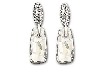 Image of Swarovski Cobra Pierced Earrings