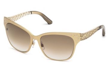 Image of Swarovski SK0069 Sunglasses - Gold Frame Color, Gradient Brown Lens Color
