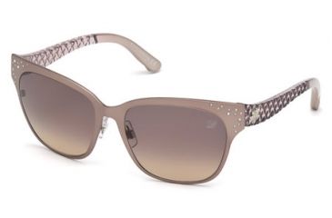 Image of Swarovski SK0069 Sunglasses - Shiny Pink Frame Color, Gradient Smoke Lens Color